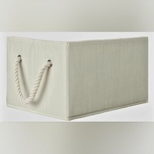 💰Fabric Storage Bins ~ Rope Handles (2Pack) Shelves 14"x9"x7.5" LoforHoney Home